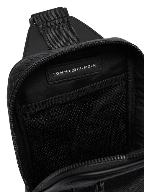 TH EMBOSSED FLAG One-shoulder pouch black - Hip pouches