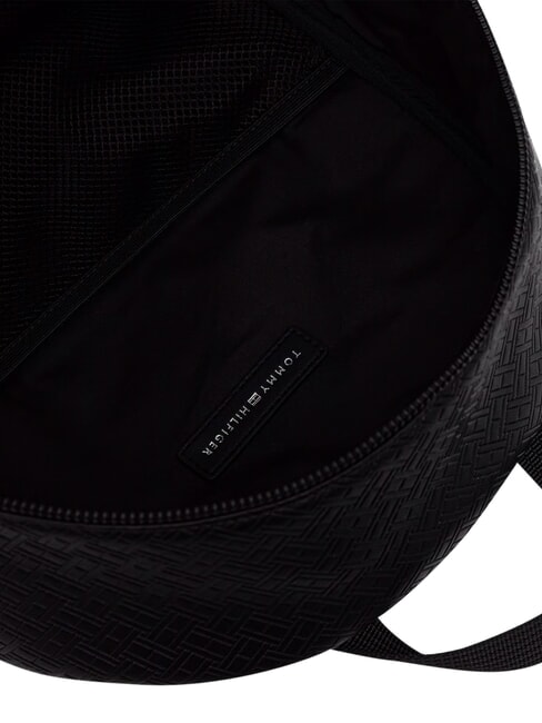 TH EMBOSSED FLAG Backpack with front pocket black - Backpacks & School and Leisure