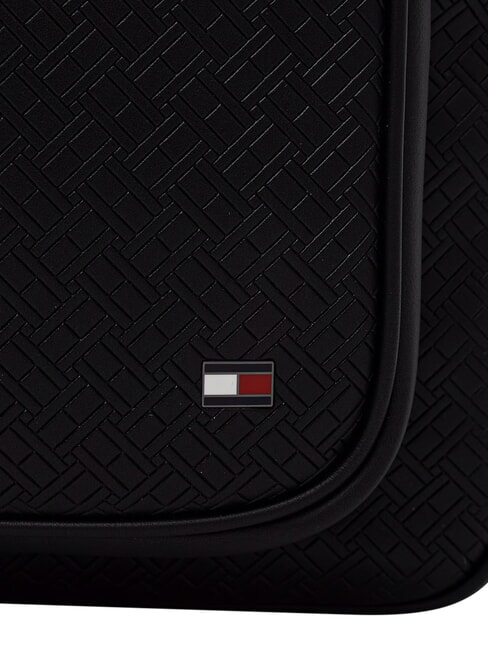 TH EMBOSSED FLAG Backpack with front pocket black - Backpacks & School and Leisure