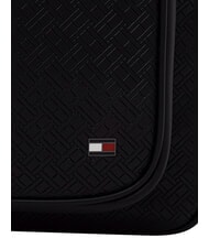 TOMMY HILFIGER TH EMBOSSED FLAG Backpack with front pocket black - Backpacks & School and Leisure - 5