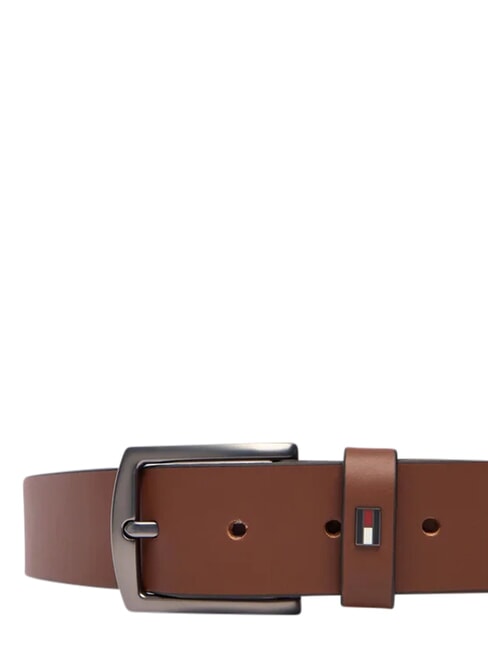 DENTON Leather belt winter cognac - Belts
