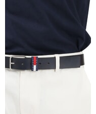 TOMMY HILFIGER TJM RYAN Leather belt dark night navy - Belts - 2