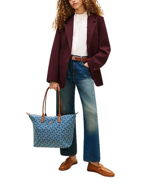 POPETTE Shoulder shopping bag, XL blue denim - Women&rsquo;s Bags