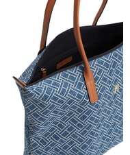 TOMMY HILFIGER POPETTE Shoulder shopping bag, XL blue denim - Women&rsquo;s Bags - 5