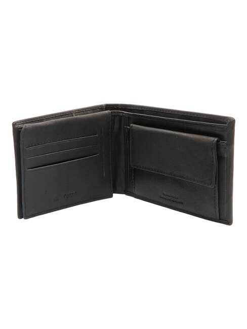 ERIK Leather wallet, for men BLACK - Men&rsquo;s Wallets