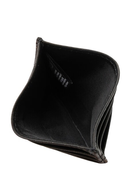 ERIK Flat leather card holder BLACK - Men&rsquo;s Wallets