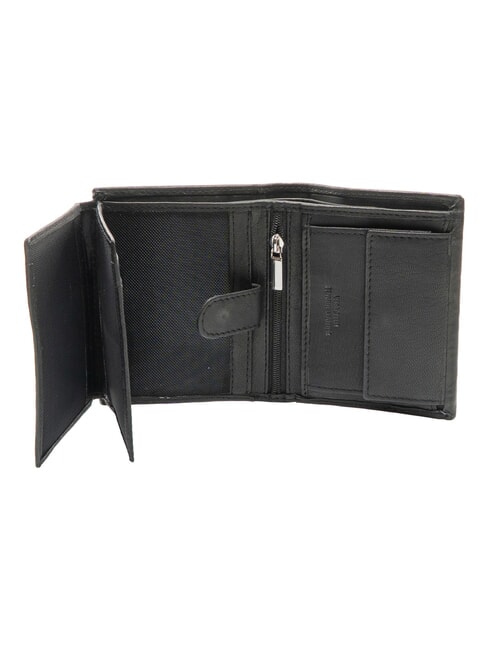 ERIK Vertical leather wallet BLACK - Men&rsquo;s Wallets
