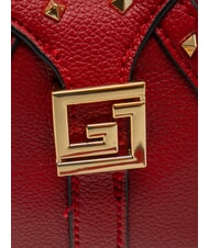 GAUD&Igrave; EMMA Shoulder bag with studs RED - Women&rsquo;s Bags - 3