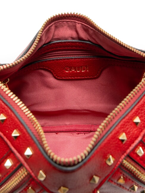 EMMA Shoulder bag with studs RED - Women&rsquo;s Bags