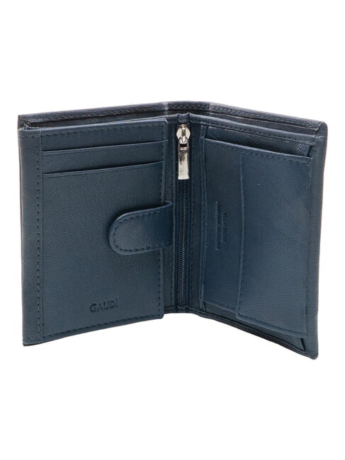 ERIK Vertical leather wallet ink blue - Men&rsquo;s Wallets