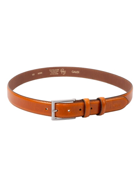 BRIDGE Leather belt Tobacco - Belts