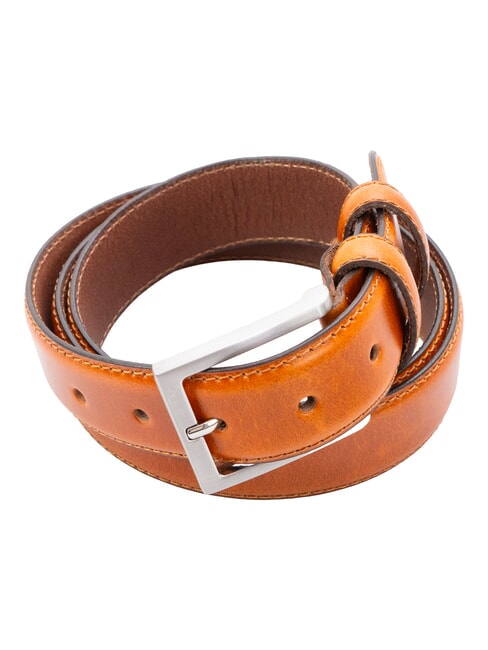 BRIDGE Leather belt Tobacco - Belts