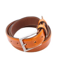 GAUD&Igrave; BRIDGE Leather belt Tobacco - Belts - 3