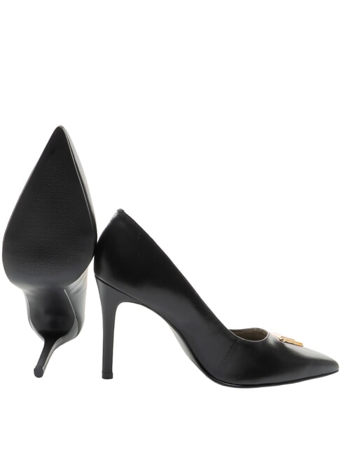 DALIA Leather d&eacute;collet&eacute; BLACK - Women&rsquo;s shoes