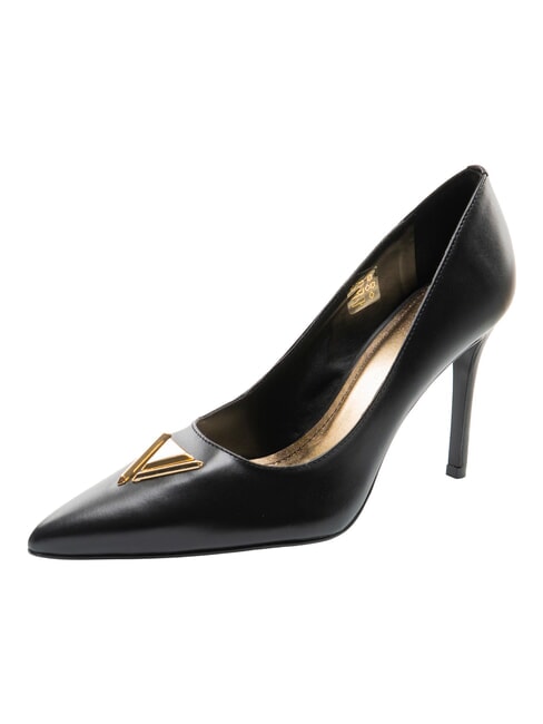 DALIA Leather d&eacute;collet&eacute; BLACK - Women&rsquo;s shoes