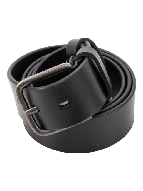 JEANSAIOLA Leather belt BLACK - Belts