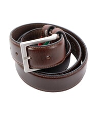 GAUD&Igrave; BRIDGE Leather belt darkbrown - Belts - 3