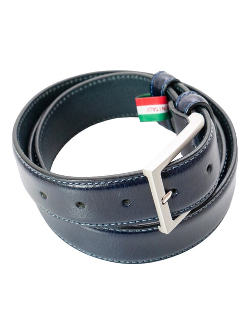 BRIDGE Leather belt blue - Belts