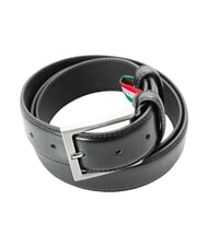 GAUD&Igrave; BRIDGE Leather belt BLACK - Belts - 3