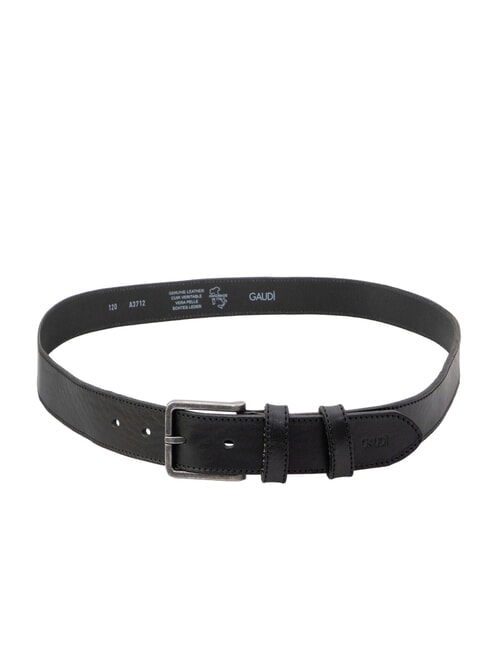 BELT Leather belt BLACK - Belts