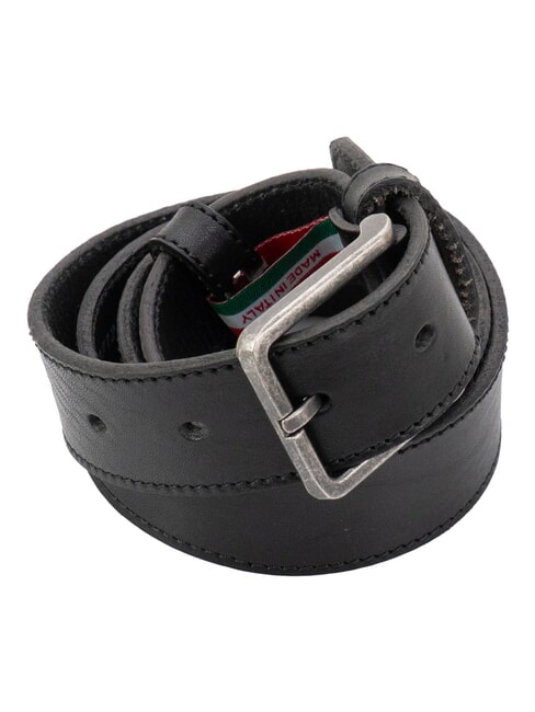 BELT Leather belt BLACK - Belts