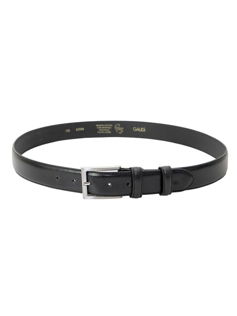 BRIDGE Leather belt BLACK - Belts