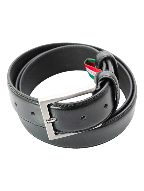 BRIDGE Leather belt BLACK - Belts