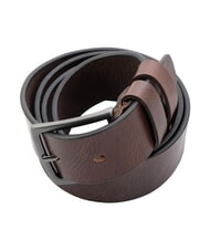 GAUD&Igrave; SANTA CROCE Leather belt darkbrown - Belts - 3