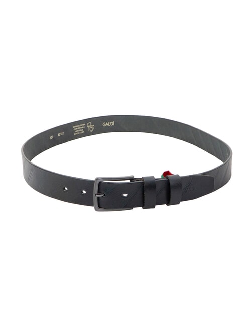SANTA CROCE Leather belt blue - Belts