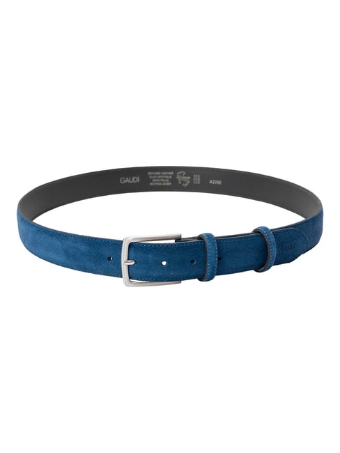 BASIC Leather belt light blue - Belts