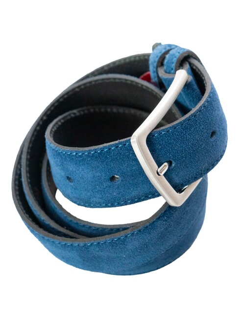 BASIC Leather belt light blue - Belts