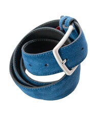 GAUD&Igrave; BASIC Leather belt light blue - Belts - 3