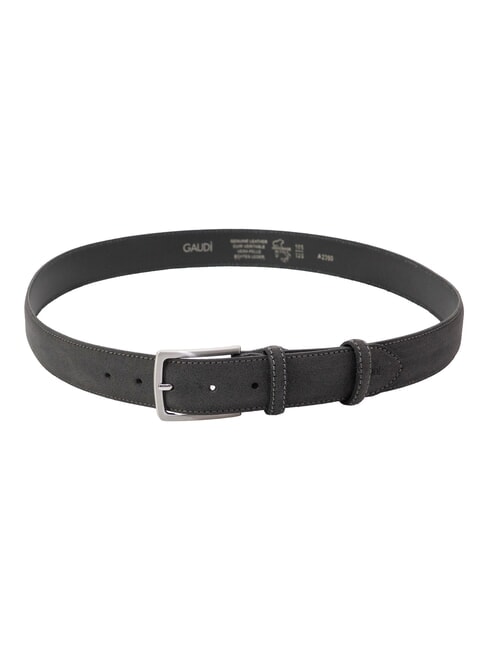 BASIC Leather belt gray - Belts