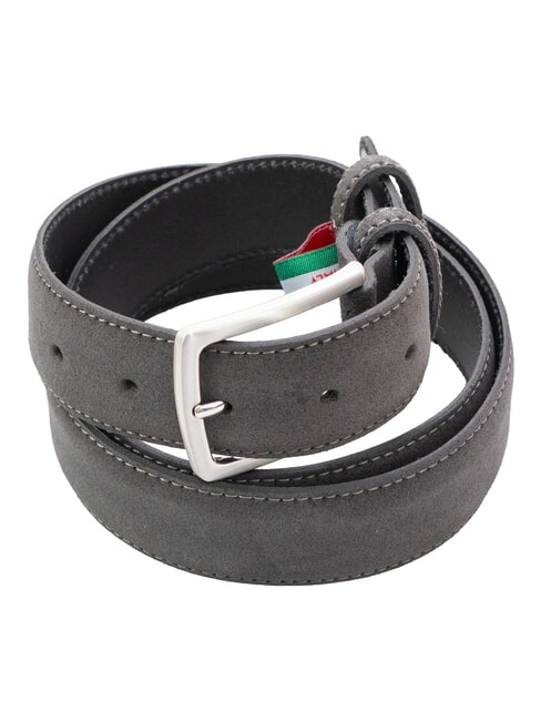 BASIC Leather belt gray - Belts