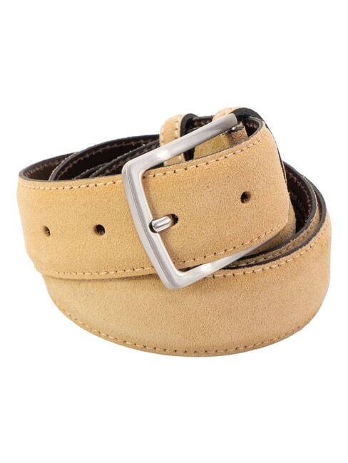 BASIC Leather belt BEIGE - Belts