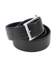 GAUD&Igrave; CERVO Leather belt black/blue - Belts - 4