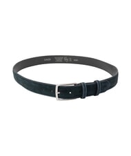 GAUD&Igrave; BASIC Leather belt dark blue - Belts - 2