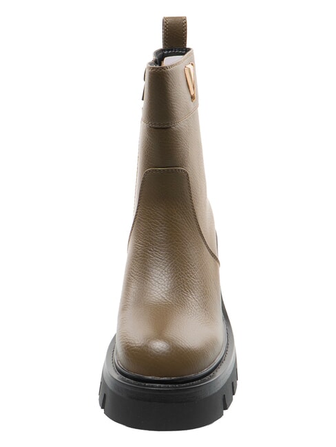 CONNIE DEER 7cm heel ankle boots MILITARY - Women&rsquo;s shoes