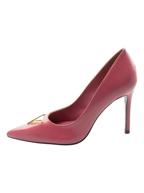 COLETTE Leather d&eacute;collet&eacute; magnolia - Women&rsquo;s shoes