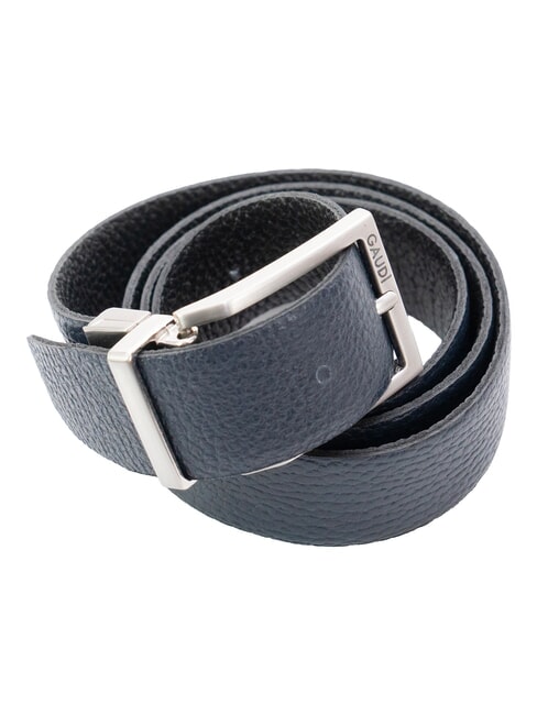CERVO Leather belt black/blue - Belts
