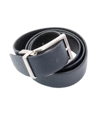 GAUD&Igrave; CERVO Leather belt black/blue - Belts - 3