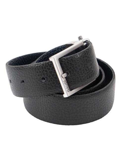 CERVO Leather belt black/blue - Belts