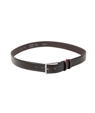 GAUD&Igrave; TEXAS Curved belt, with stitching darkbrown - Belts - 2