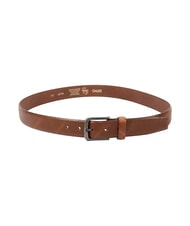 GAUD&Igrave; SANTA CROCE Leather belt Tobacco - Belts - 2
