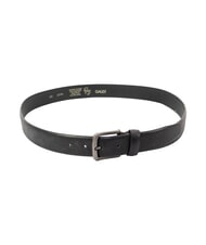 GAUD&Igrave; SANTA CROCE Leather belt BLACK - Belts - 2