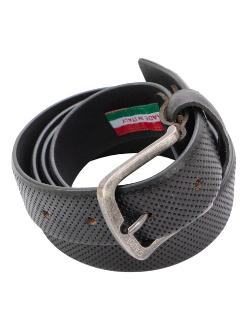 SANTA CROCE Leather belt BLACK - Belts