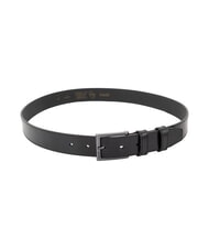 GAUD&Igrave; BRIDGE Leather belt Made in Italy BLACK - Belts - 2