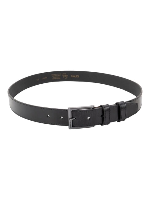 BRIDGE Leather belt Made in Italy BLACK - Belts