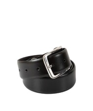 GAUD&Igrave; BRIDGE Curved leather belt darkbrown - Belts - 3