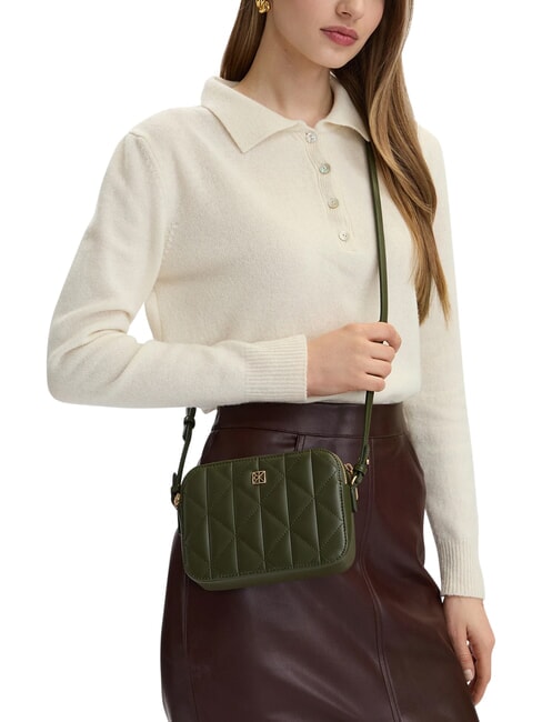 QUILTED EMBLEM Mini shoulder bag cypress - Women&rsquo;s Bags